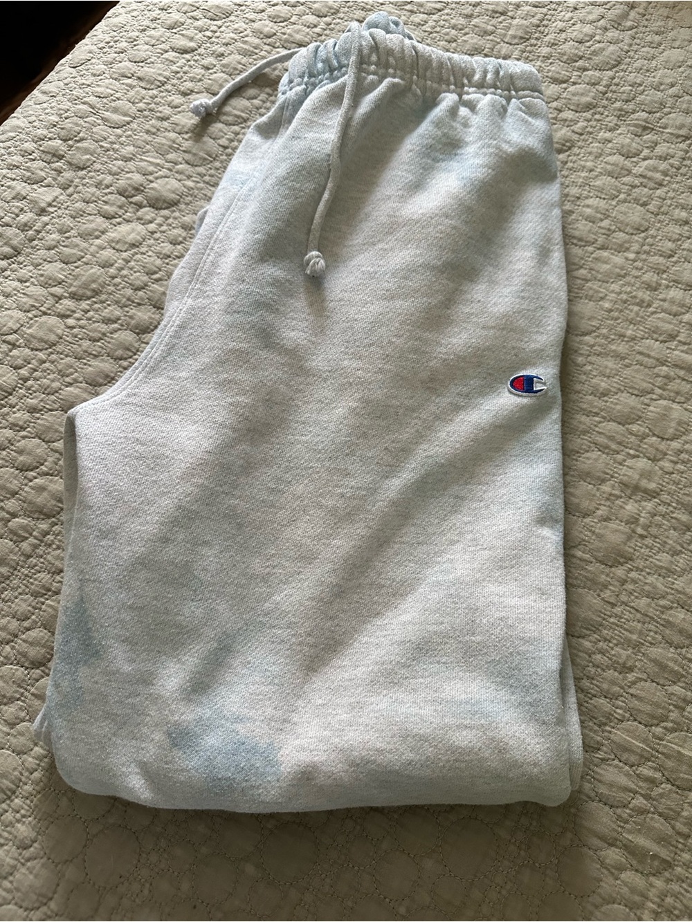 Champion Woman’s Light sky blue Sweatpants - Comfortable Casual Bottoms